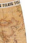 Girls Beige Geo Map Leggings, 1, hi-res