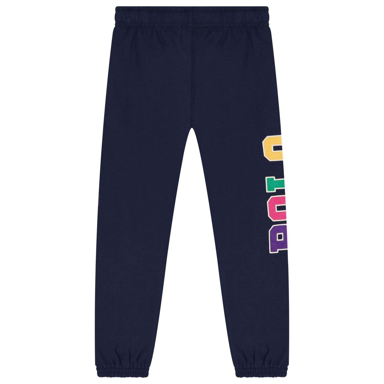 Girls Navy Blue Logo Joggers, 1, hi-res image number null