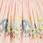 Younger Girls Pink Floral Dress, 1, hi-res