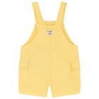 Younger Boys Yellow Dungarees, 1, hi-res