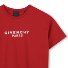 Girls Red Logo T-Shirt, 2, hi-res