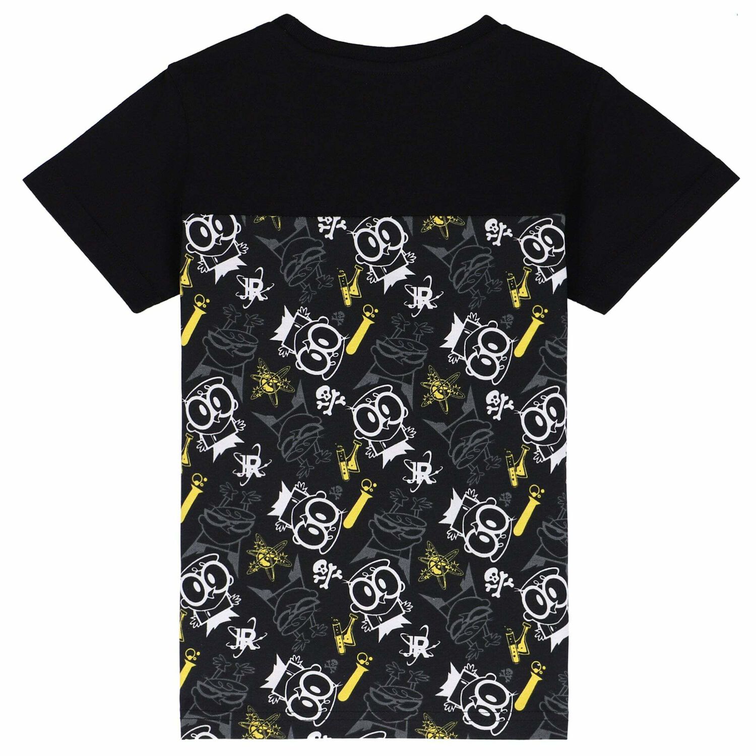 Boys Black Printed T-Shirt, 1, hi-res