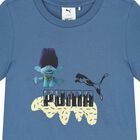 Boys Blue Trolls Logo T-Shirt, 1, hi-res