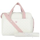 Ivory & Pink Stars Baby Changing Bag, 2, hi-res