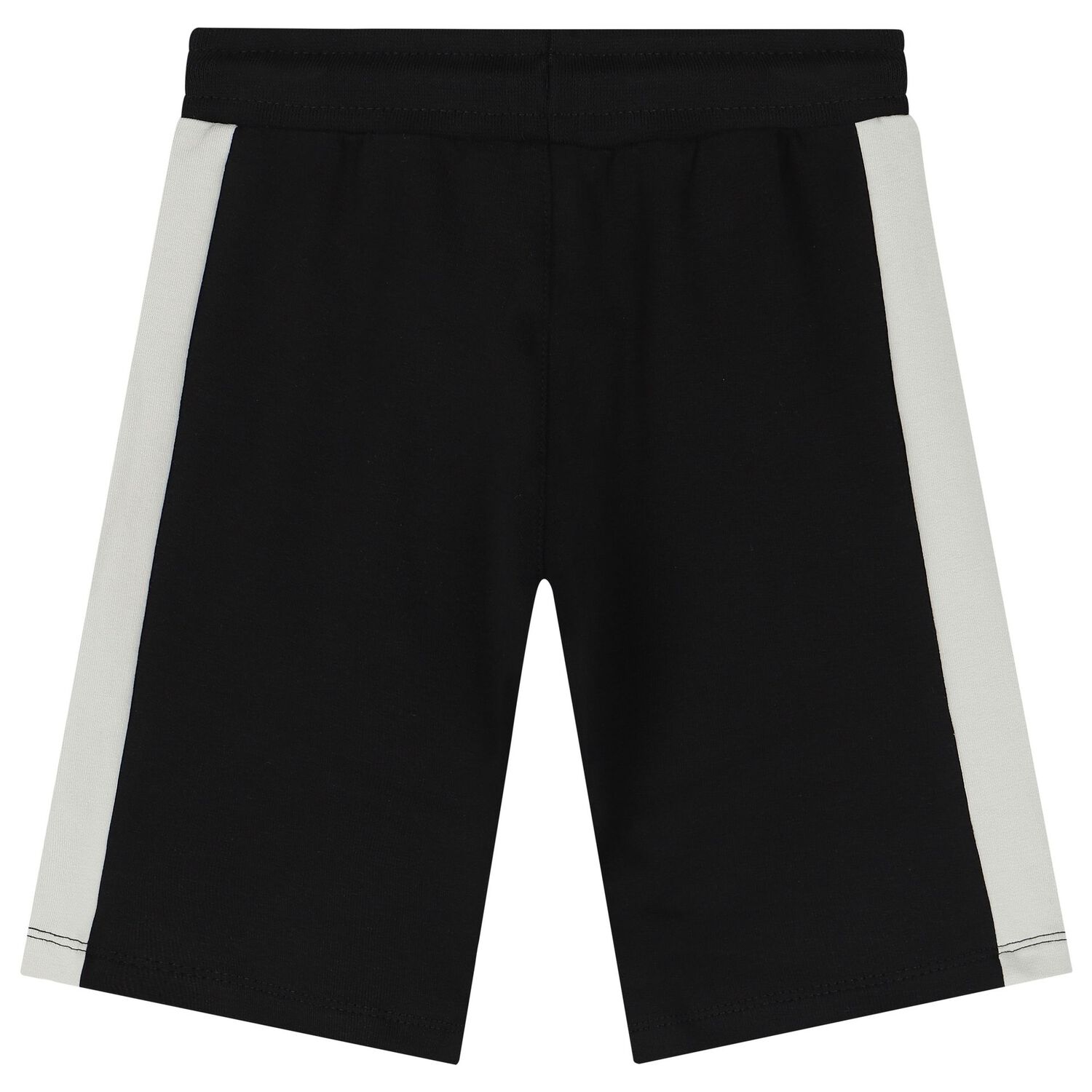 Younger Boys Black & White Logo Shorts, 1, hi-res image number null