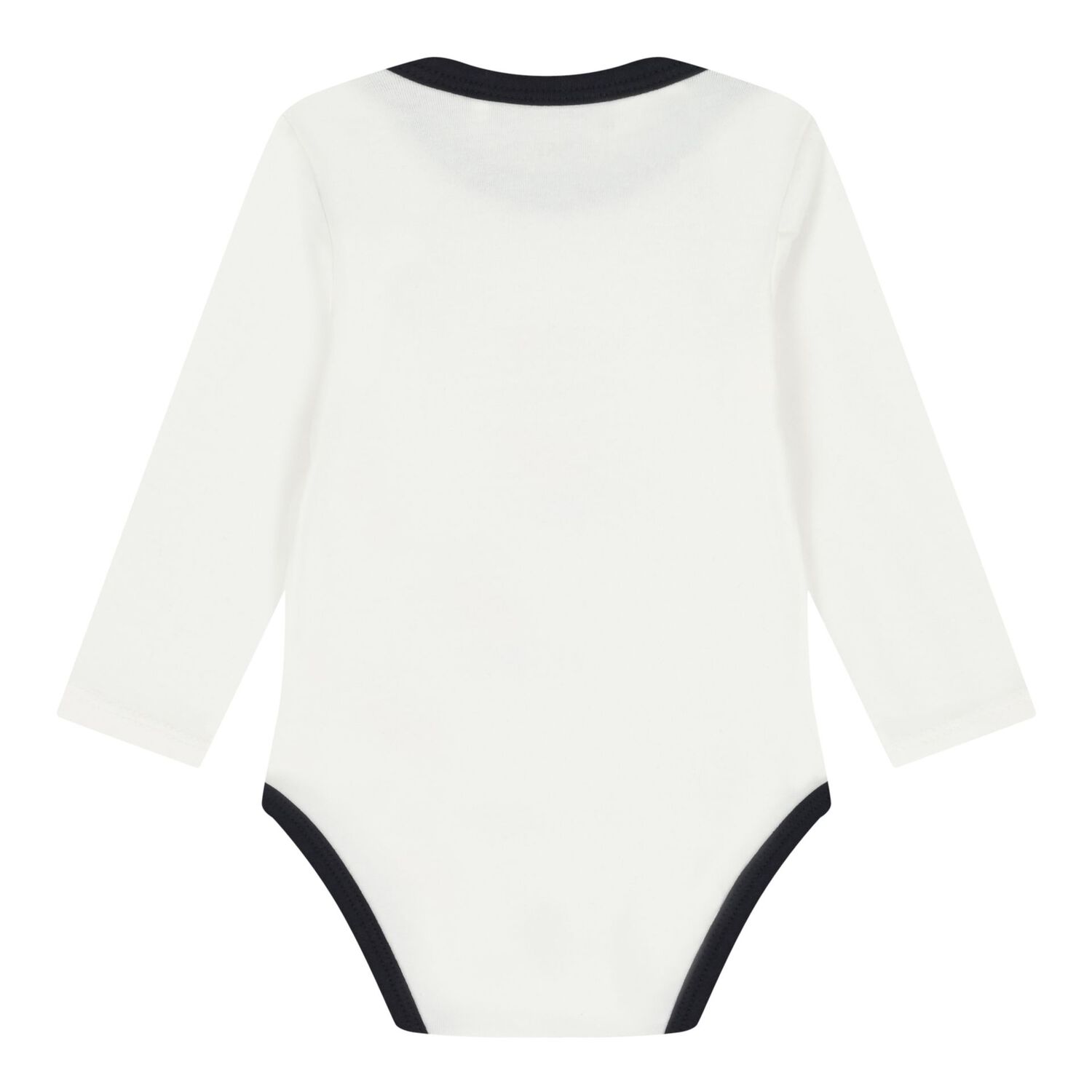 Baby Boys Navy Blue & White Teddy Bear Bodysuit Set, 2, hi-res