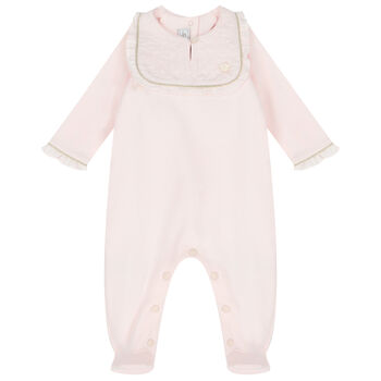 Baby Pink & Gold Babygrow