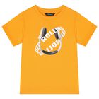Boys White & Orange T-Shirts ( 2-Pack ), 2, hi-res