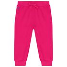 Baby Girls Pink Logo Tracksuit, 1, hi-res