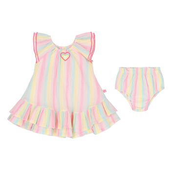 Younger Girls Rainbow Dress Set
