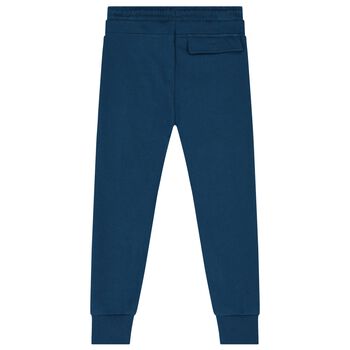 Boys Blue Logo Joggers