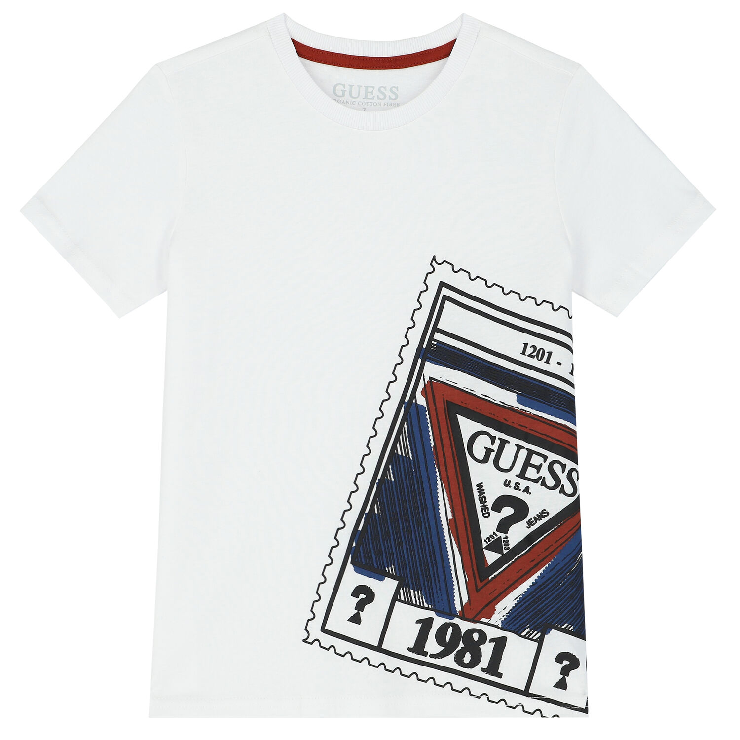 Boys White Logo T-Shirt, 3, hi-res