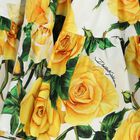Girls Yellow & White Floral Skirt, 1, hi-res