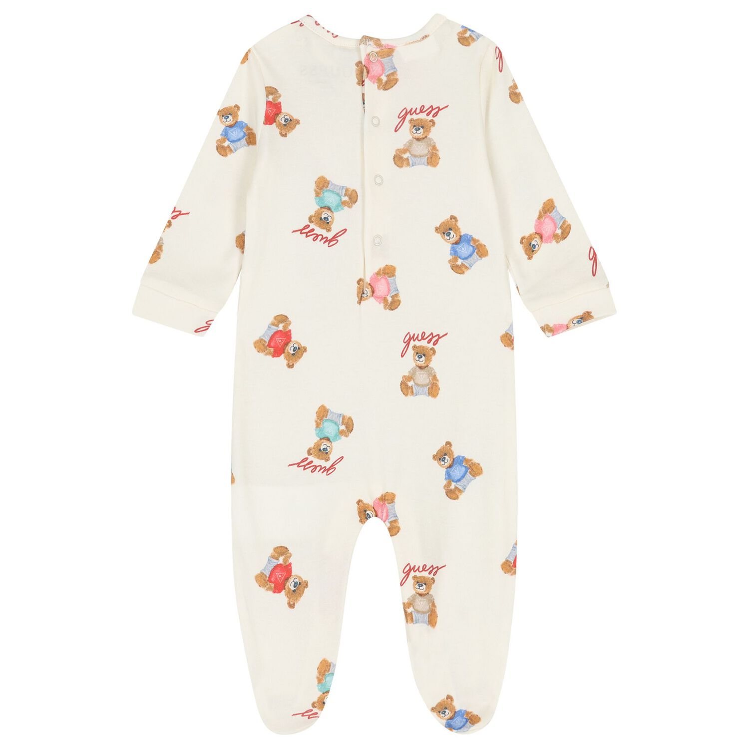 Ivory Logo Teddy Bear Babygrow, 1, hi-res