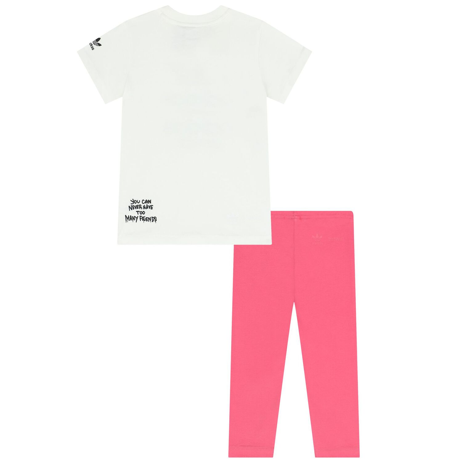 Girls White & Pink Hello Kitty Leggings Set, 1, hi-res