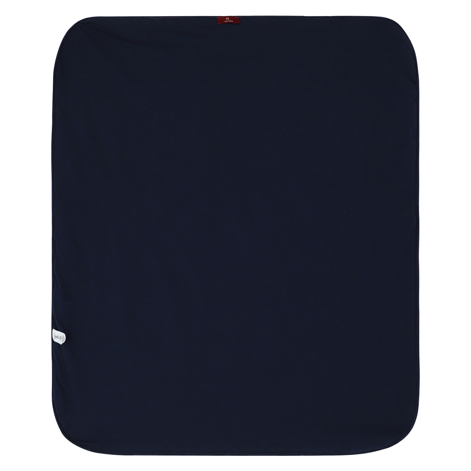 White & Navy Logo Baby Blanket, 1, hi-res