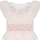 Girls Pink Tulle Embellished Dress, 1, hi-res