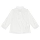 Baby Boys White & Blue Shorts Set, 1, hi-res