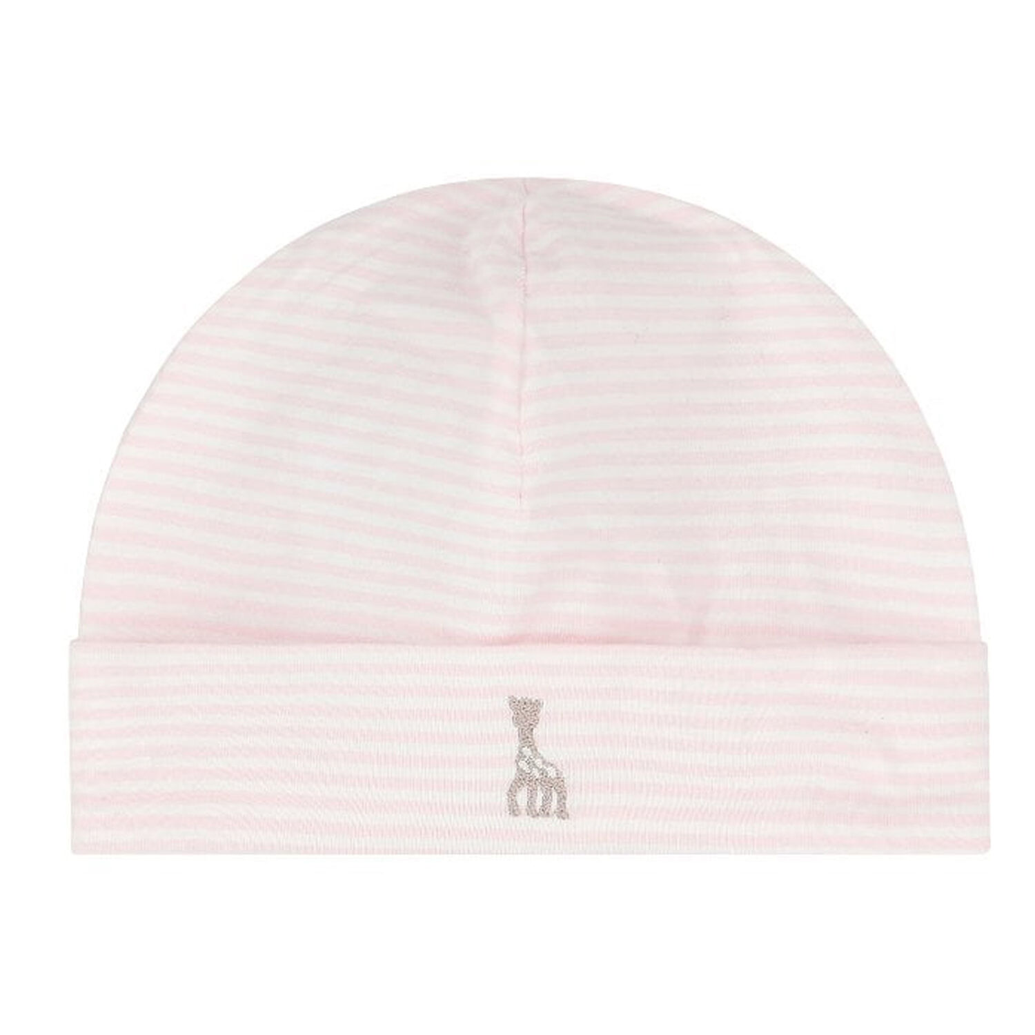 Baby Girls Pink & White Logo Hat, 2, hi-res image number null
