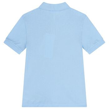 Boys Blue Logo Polo Shirt