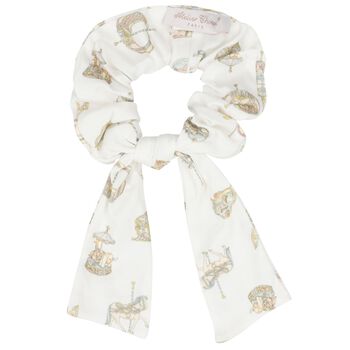 Girls Ivory Carousel Scrunchie