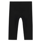 Baby Girls Black Logo Leggings, 1, hi-res