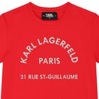 Girls Red Logo T-Shirt, 1, hi-res