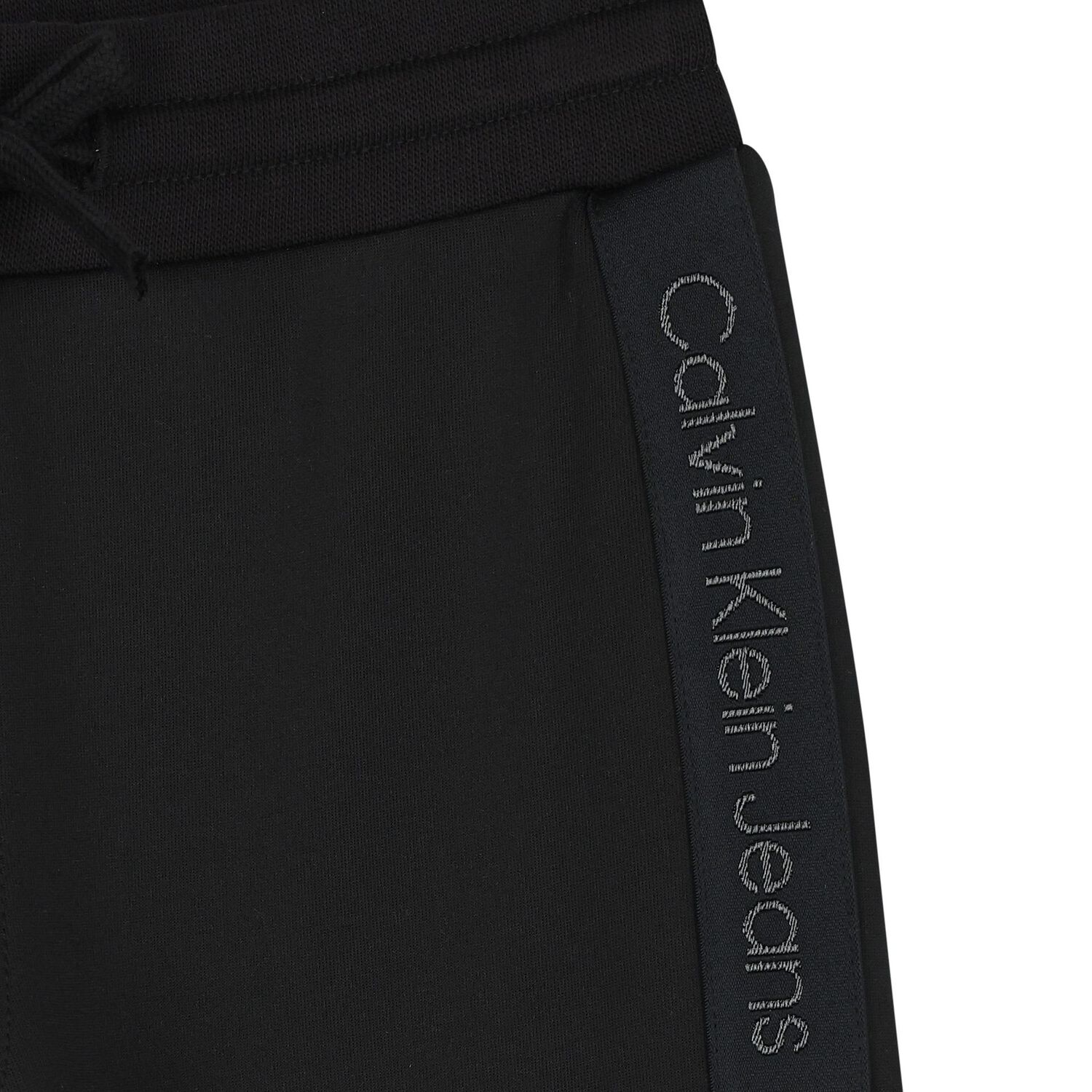 Younger Boys Black Logo Tracksuit, 1, hi-res