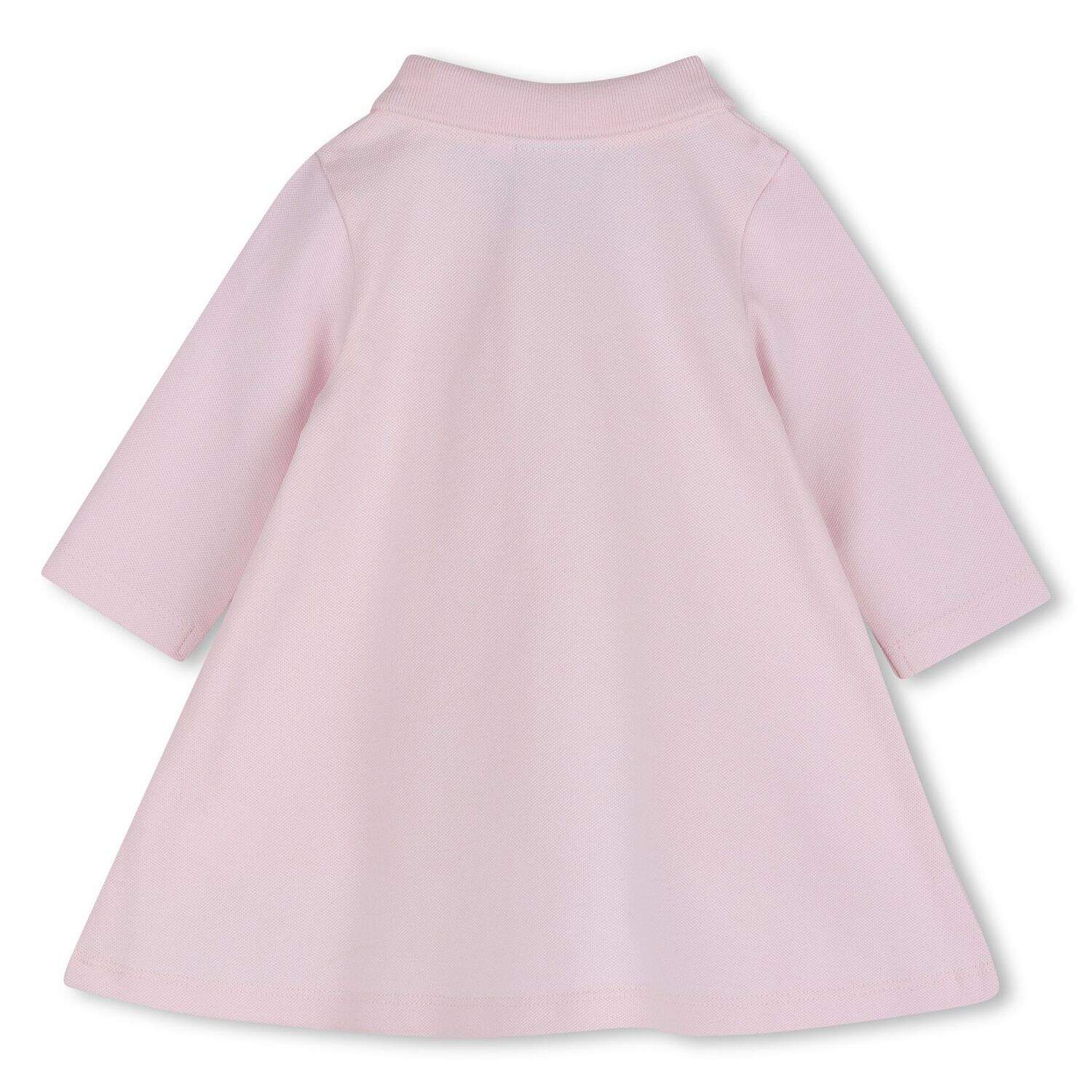Younger Girls Pink Logo Polo Dress, 1, hi-res