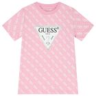 Girls Pink Logo T-Shirt, 2, hi-res