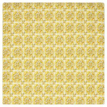 White & Yellow Majolica Baby Blanket