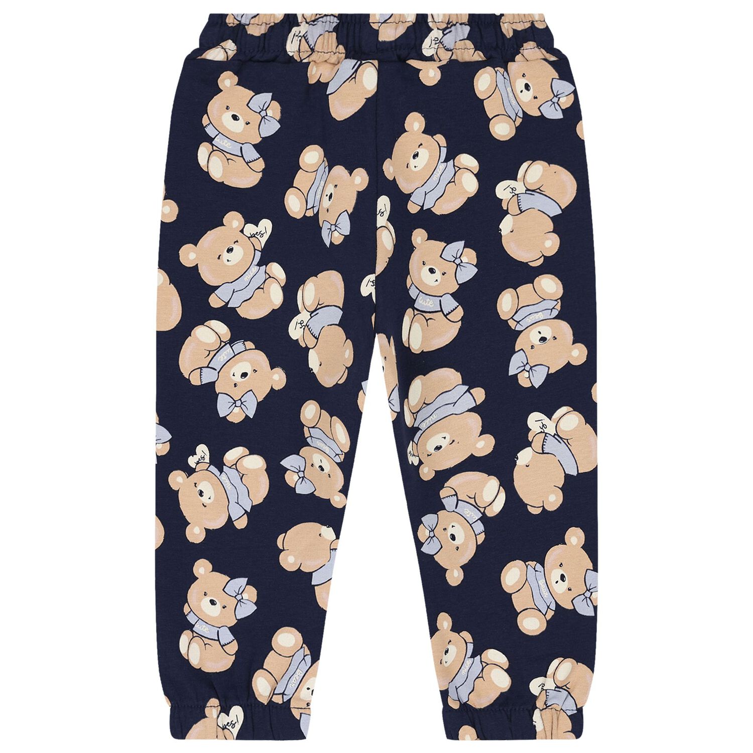 Younger Girls Navy Blue Logo Tracksuit, 1, hi-res