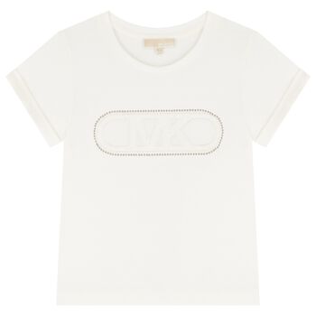 Girls Ivory Logo T-Shirt