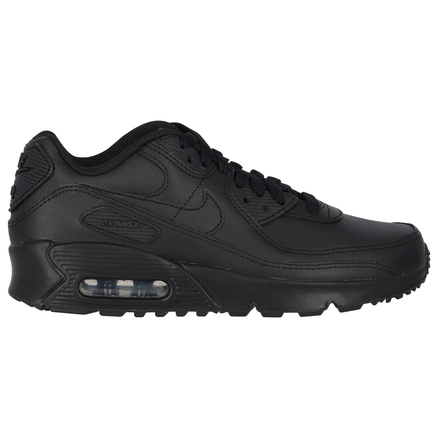 Black Nike Air Max 90 Trainers, 1, hi-res image number null