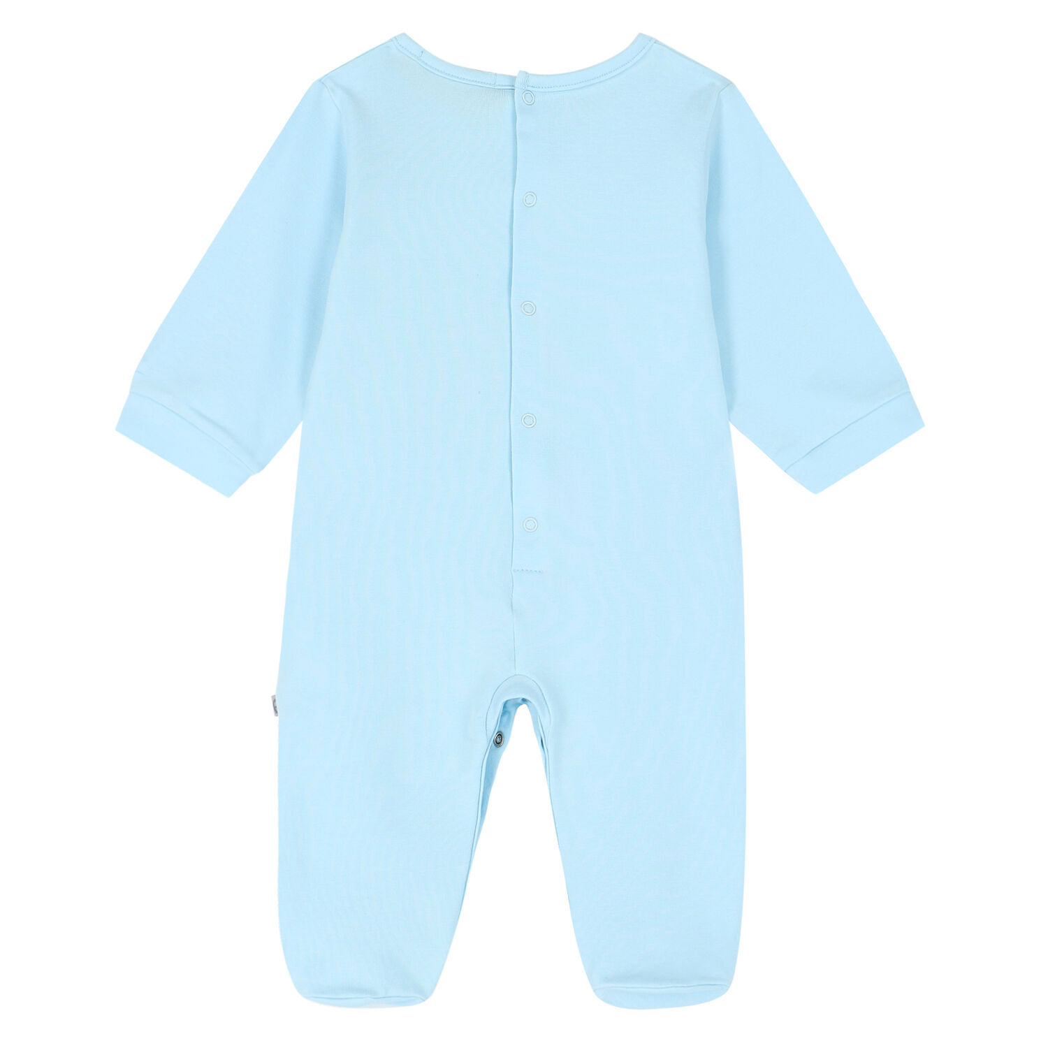 Blue & Gold Teddy Babygrow, 2, hi-res