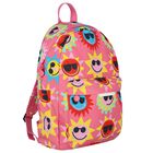 Girls Pink Sun Backpack, 1, hi-res