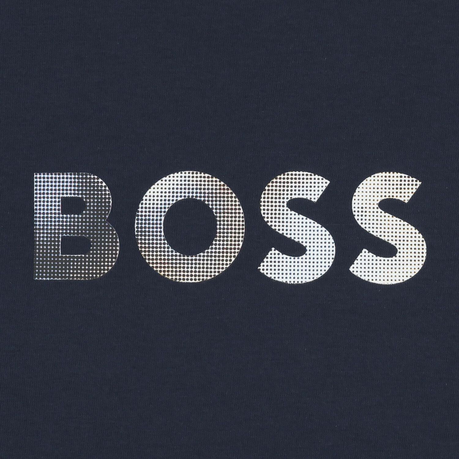 Boys Navy Blue Logo T-Shirt, 2, hi-res