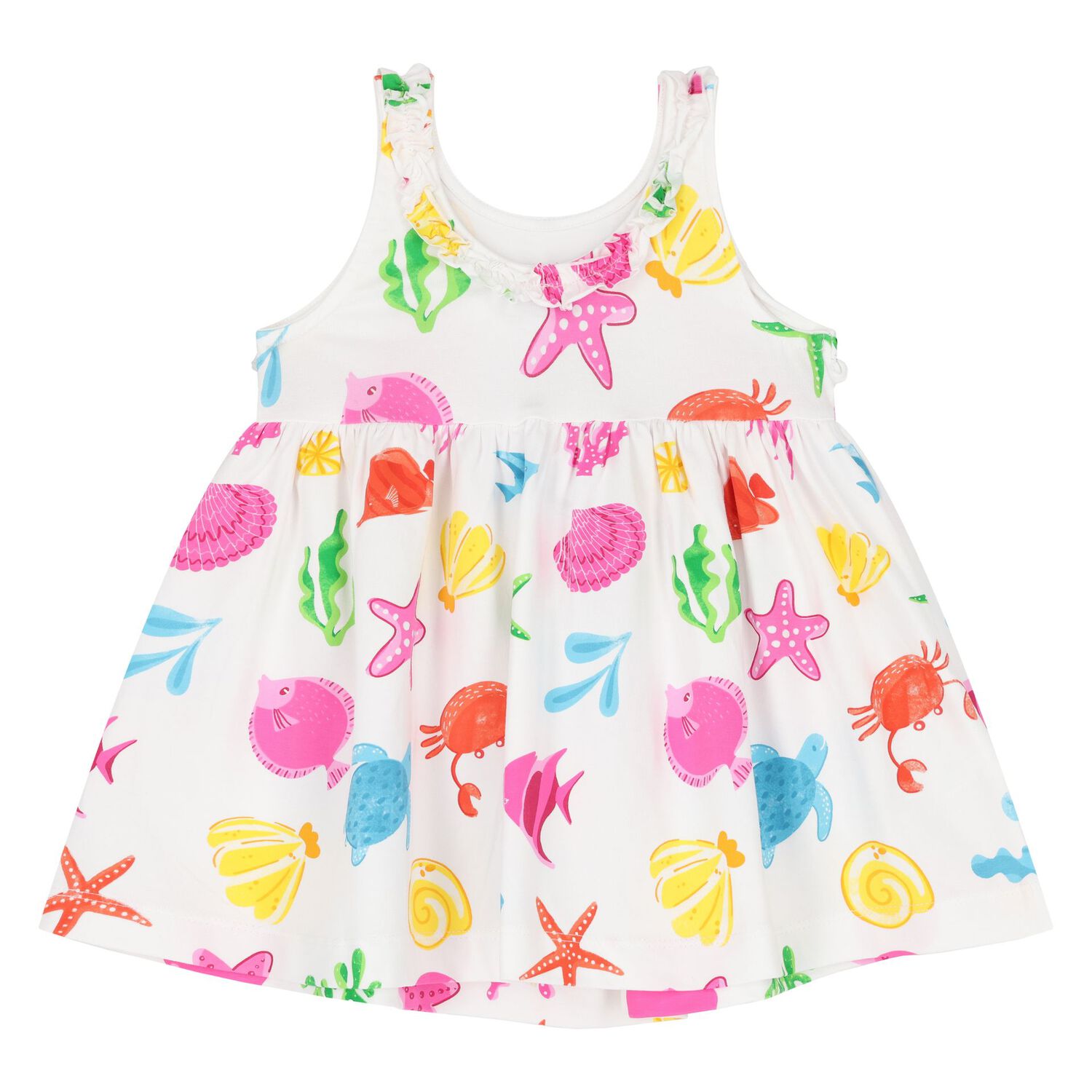 Younger Girls White Dress Set, 1, hi-res image number null