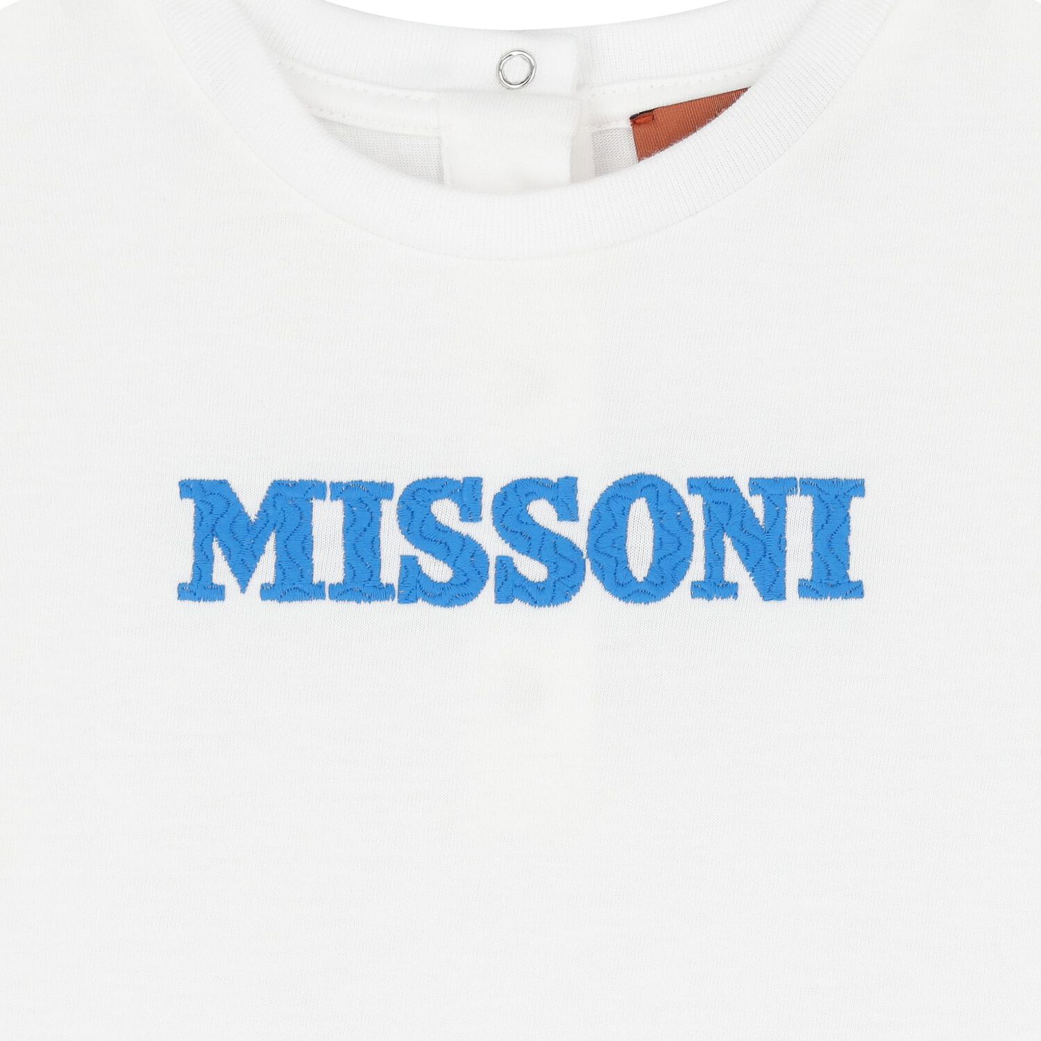 Younger Boys White Logo T-Shirt, 1, hi-res