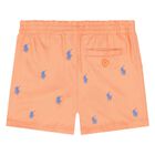 Baby Boys Blue & Orange Shorts Set, 1, hi-res