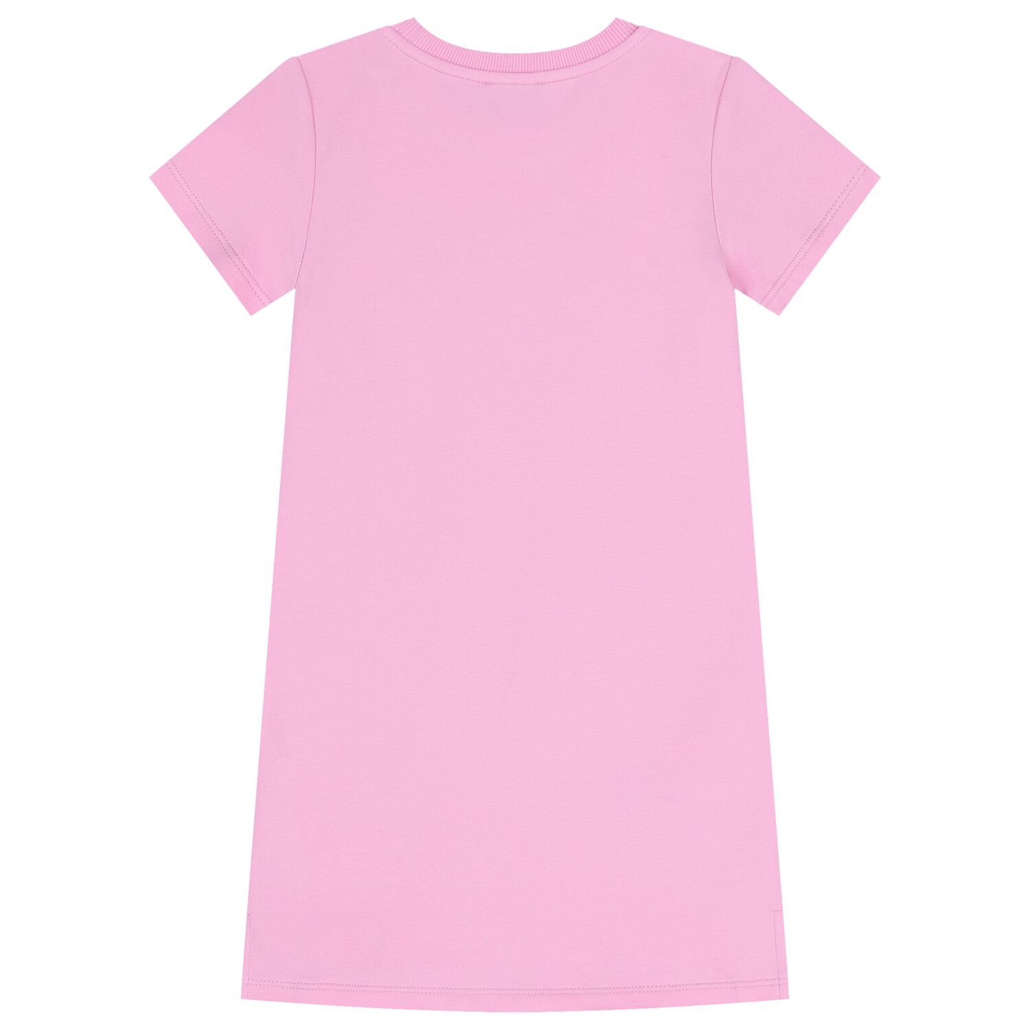 Girls Pink Logo Dress, 1, hi-res