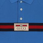 Boys Blue Polo Shirt, 1, hi-res