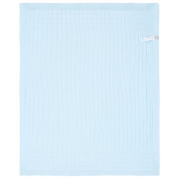 Baby Boys Blue Knit Blanket