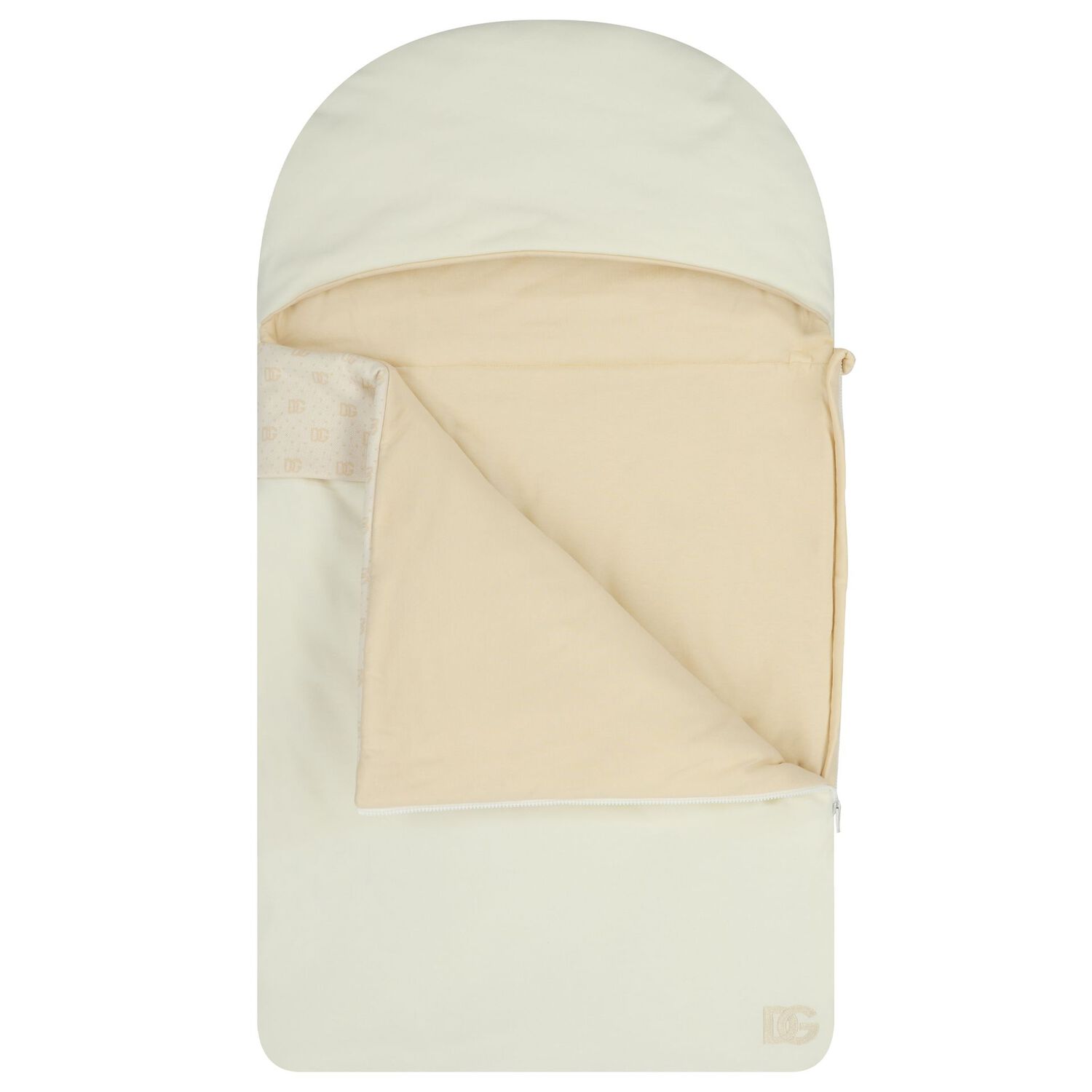 Ivory & Beige Logo Baby Nest, 1, hi-res