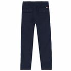 Boys Navy Blue Trousers, 1, hi-res