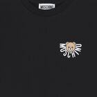 Black Teddy Bear Logo T-Shirt, 4, hi-res