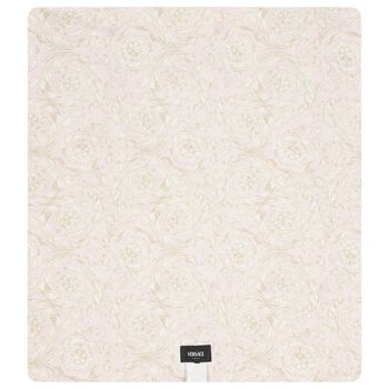 Baby Girls Pink Medusa Logo Blanket
