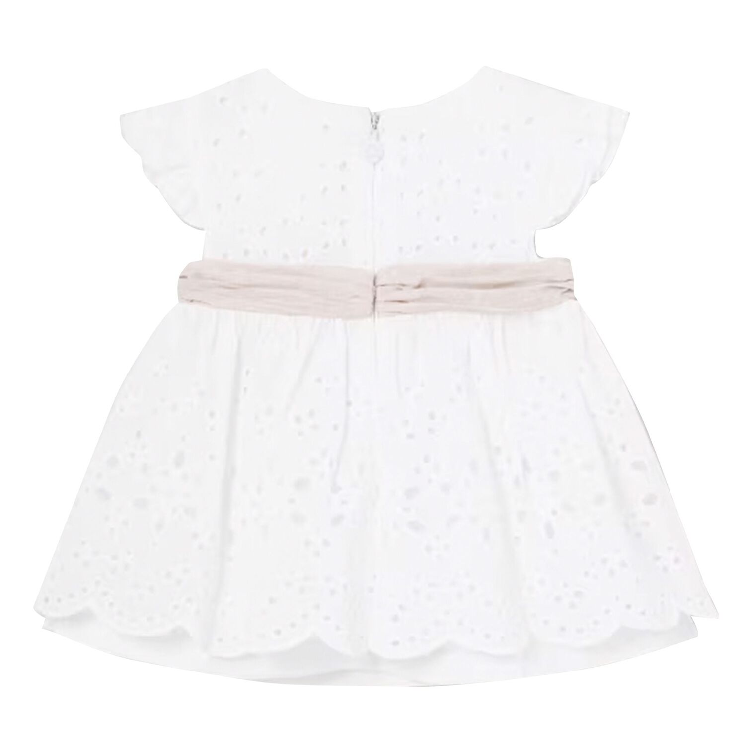 Baby Girls Ivory Flower Dress, 2, hi-res image number null