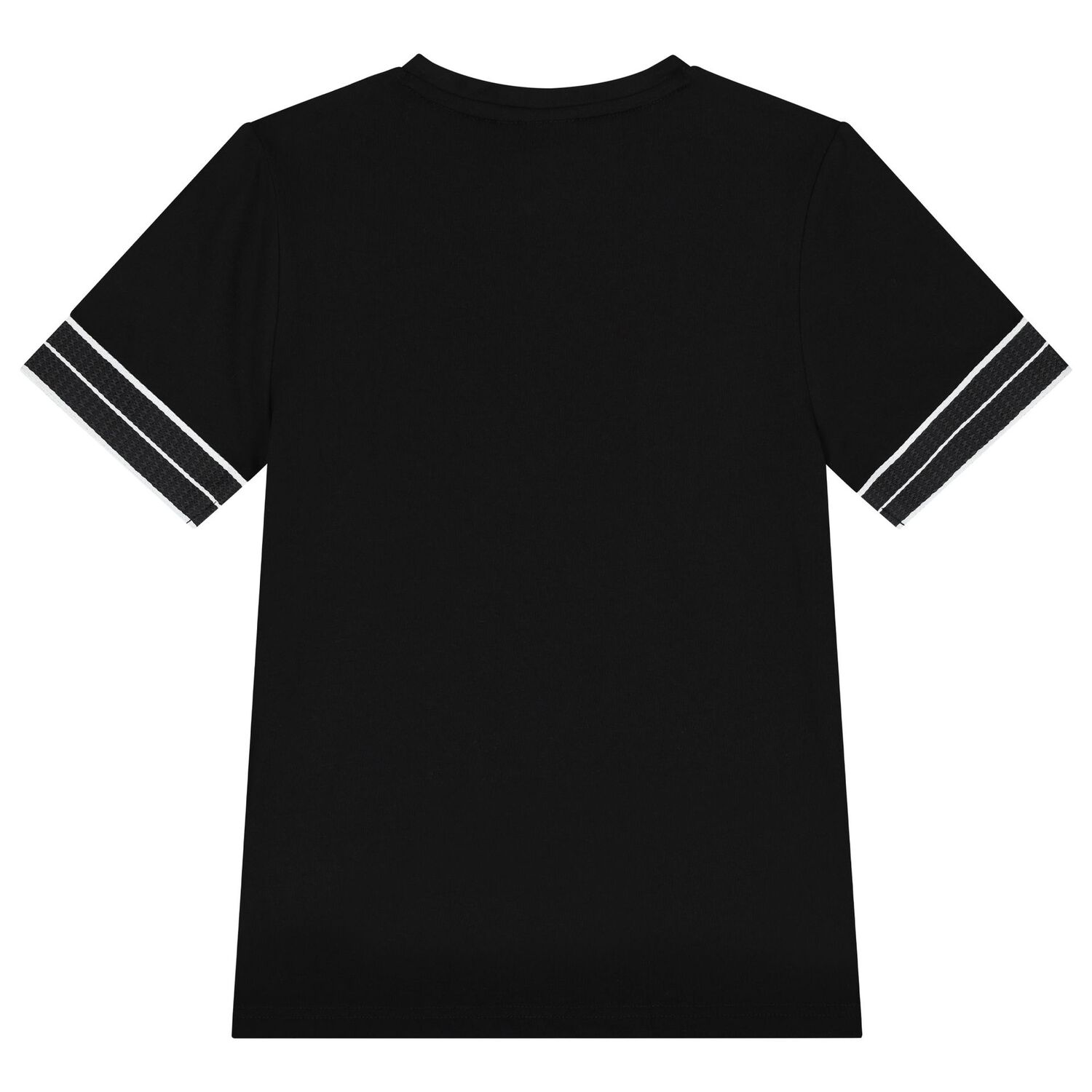 Boys Black Logo T-Shirt, 1, hi-res