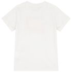 Ivory Popcorn & Teddy Bear Logo T-Shirt, 1, hi-res